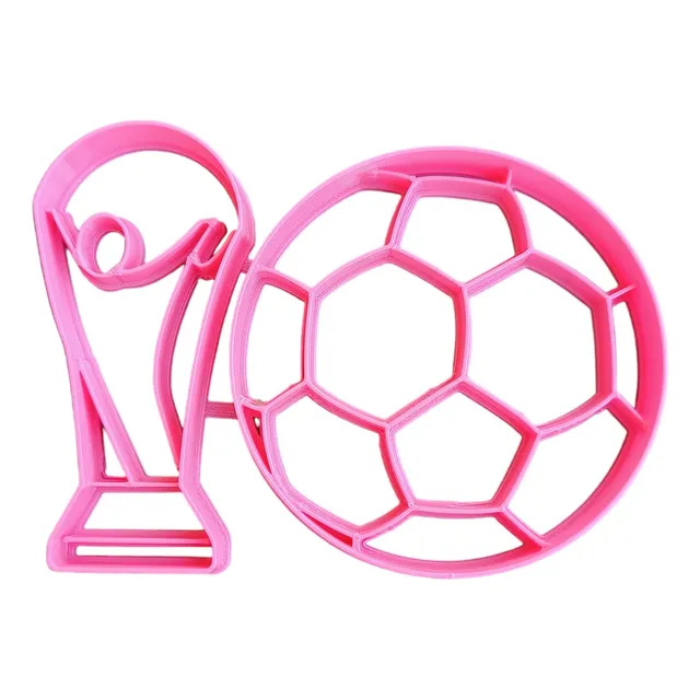 Set 2 Cortantes Futbol Copa Mundial Masas Galletitas