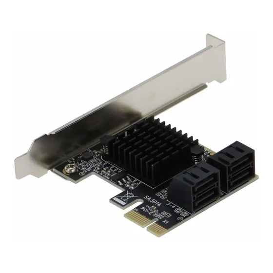 Sedna - Pcie 4 Port Sata6g Adapter Card (marvell 9215) With 