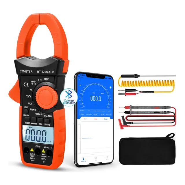 Aplicação De Multímetro Inteligente Btmeter Bt 570s Auto Ra