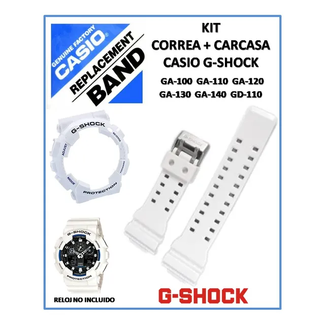 Kit Casio Carcasa + Correa G-shock Ga-100 Y Sus Variantes