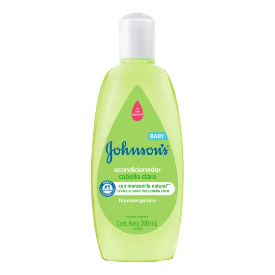 Acondicionador Johnson's Baby Cabello Claro X 200 Ml