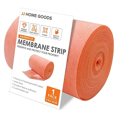 Tira De Membrana Impermeable (1 Rollo) De 5  X 98,5 Pie...
