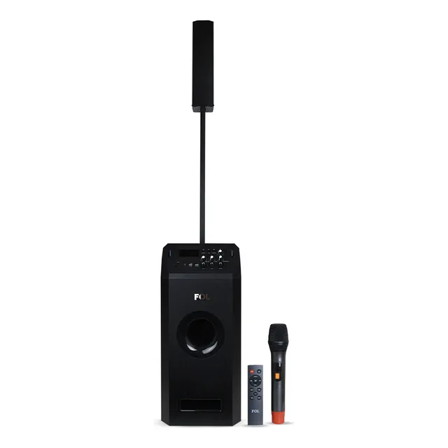 Bocina Fol Fs-t108 Potente Bluetooth Calidad Alta Torre Bt Negro