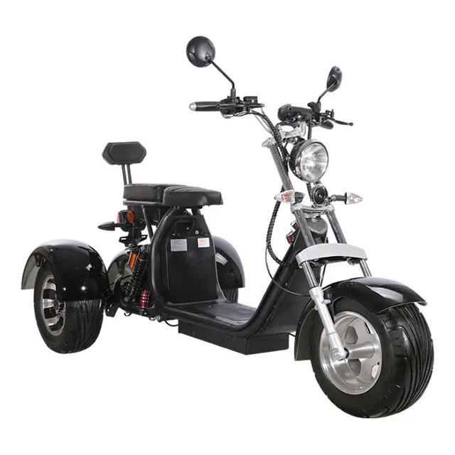Three Wheel Bicycle 65km/h 20ah 3000w Electric Scooter