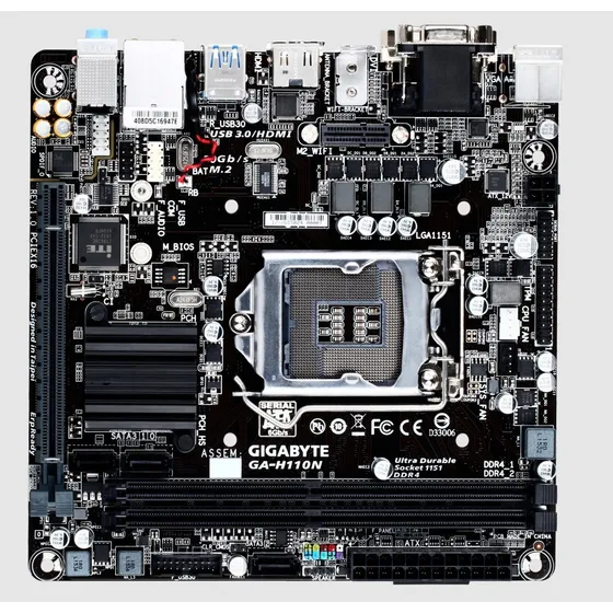 Mother Gigabite H110n Mini Itx Intel 1151 6ta Y 7ma Gen