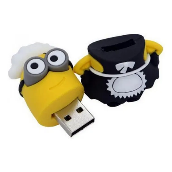 Pendrive Minion Ama De Casa Negro 2 Ojos 32gb Usb 3.0