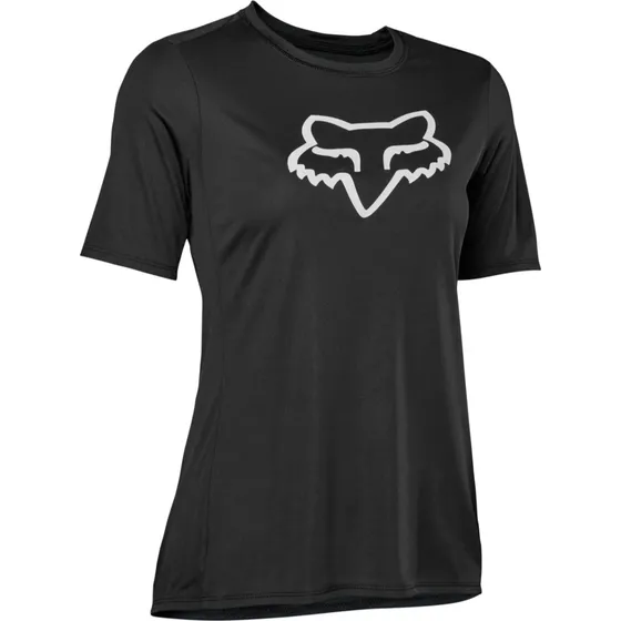 Remera Mujer Mtb Fox -w Ranger Ss Foxhead - Black