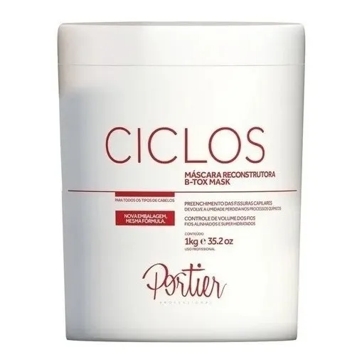 Btx Portier Ciclos Mask 1kg Mácara B-tox Reconstrutora
