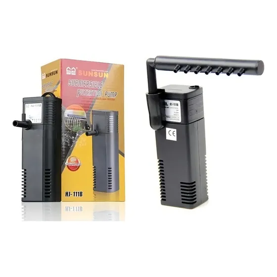 Filtro Interno Sunsun Hj-111b 200l/h 127v P/aquarios Pequeno