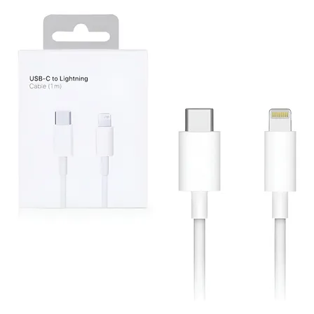 Cable Usb C Carga Rápida Para iPhone 11 12 13 14 Blanco