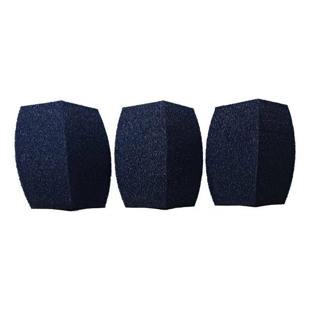 Capuchón Funda Anti Pop De Esponja Cubico Para Micrófono X3
