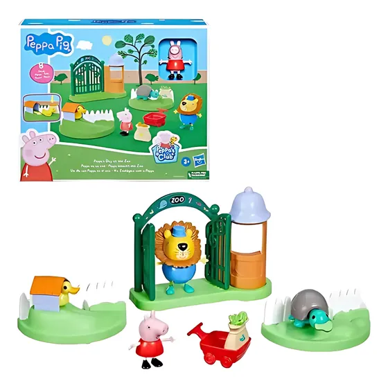 Peppa Pig En El Zoologico Con Accesorios - Hasbro
