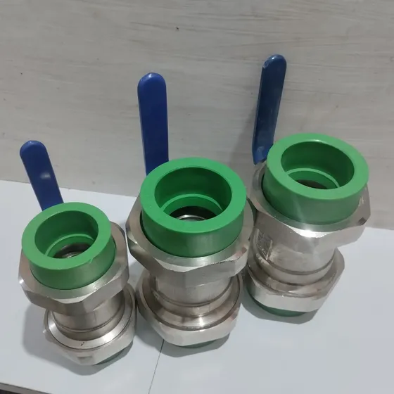 Llave De Paso  Doble Unión 63mm.