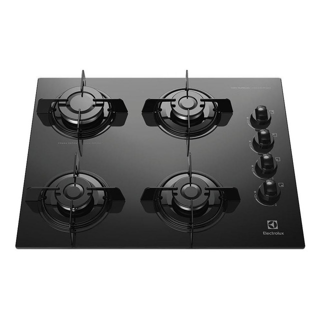 Cooktop A Gás 4 Bocas Electrolux (ke4gp) Cor Preto 127v/220v Cooktop A Gás 4 Bocas Electrolux (ke4gp) Cor Preto 127v/220v