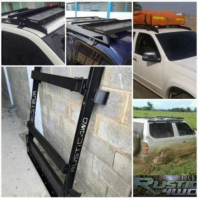 Parrilla De Techo Tipo Rack Para Hilux Dimax Y Meru