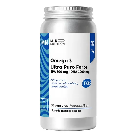 Omega 3 Ultra Concentrado 2000 Mg Epa Dha 60 Cáps | Mind Nutrition