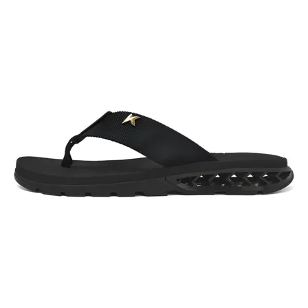 Chinelo Kenner De Dedo L7 Masculino Black Rakka Dia A Dia