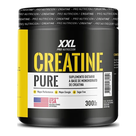 Creatina Pure Monohidrato 300 Gr Xxl Pro Nutrition