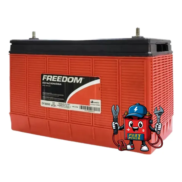 Bateria Estacionária 105ah 115ah- Sem Troca -freedom Df2000