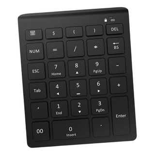Teclado Numérico Sem Fio Antiderrapante Bluetooth 28 Teclas Teclado Numérico Sem Fio Antiderrapante Bluetooth 28 Teclas