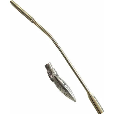 Bomba Chimarrão E Tereré Patron Aço Inox 24cm Cano Chato