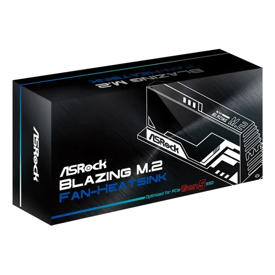 Disipador Asrock Blazing M.2 Gen5 Fan-heatsink Type-1