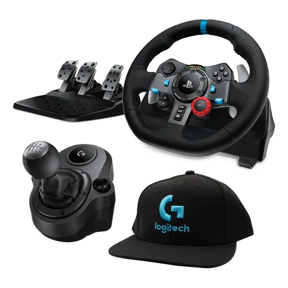 Kit Logitech G Volante G29 Con Palanca De Cambios + Gorro