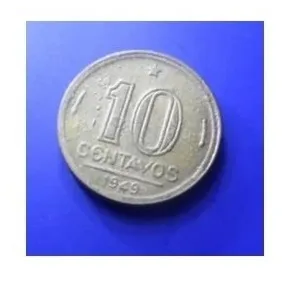 10 Centavos 1949 Mbc José Bonifácio