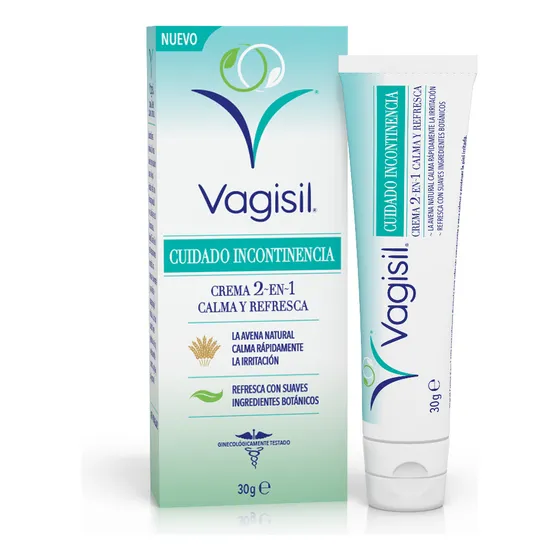 Crema Vaginal Vagisil Cuidado Incontinencia Calma y Refresca 30g