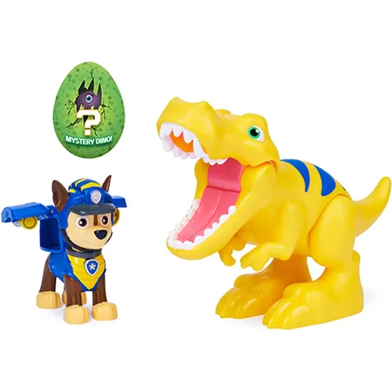 Paw Patrol Dinocachorros T-rex + Chase + Huevo Sorpresa