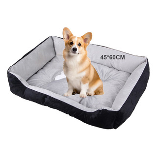 Cama Grande Perro Lavable Resistente Camas Color Negro 60*45 Cama Grande Perro Lavable Resistente Camas Color Negro 60*45