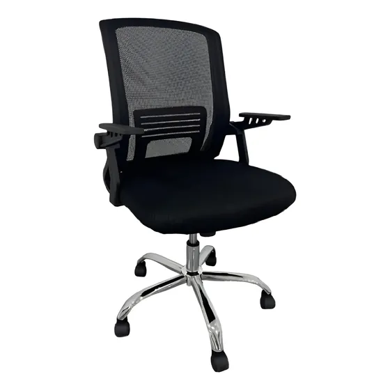 Silla Ejecutiva Madison Negra Oficina Malla Mesh