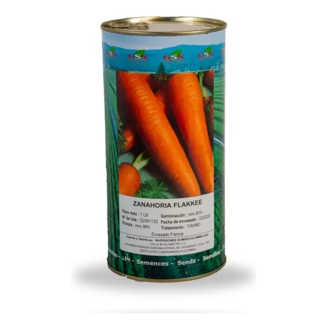 Zanahoria Flakkee 500gr Gsn