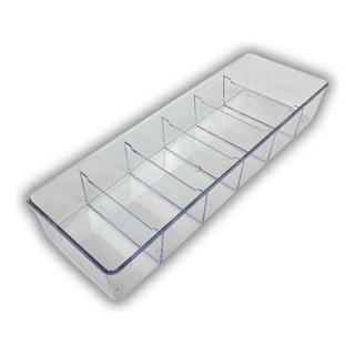 Organizador Gaveta 6 DivisĂłrias AcrĂlico Super Transparente Organizador Gaveta 6 DivisĂłrias AcrĂlico Super Transparente