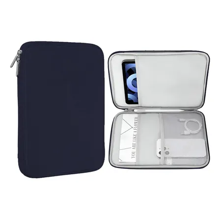 Estuche Bolso iPad Funda Para Tablet 13 Pulgadas Tomtoc iPad 13 Protector Estuche Para iPad 11 A 13 Pulgadas Funda Práctica Y Color Azul Estuche Tablet iPad Bolso Protector