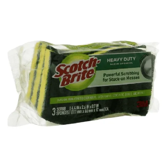 Esponja Verde Hd-3 Heavy Duty Hd-3 3m 3piezas