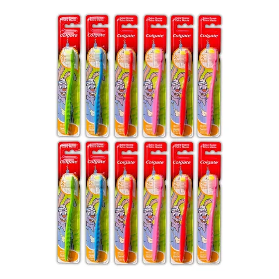 Cepillo de dientes infantil Colgate Infantil suave pack x 12 unidades