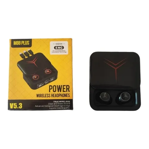Audífonos Bluetooth Y Microfono  M88 Plus Inalámbricos 