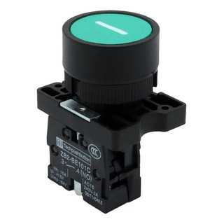 Botón Pulsador Push Button Zb2-be101c No 240v 10a 22mm Verde Botón Pulsador Push Button Zb2-be101c No 240v 10a 22mm Verde