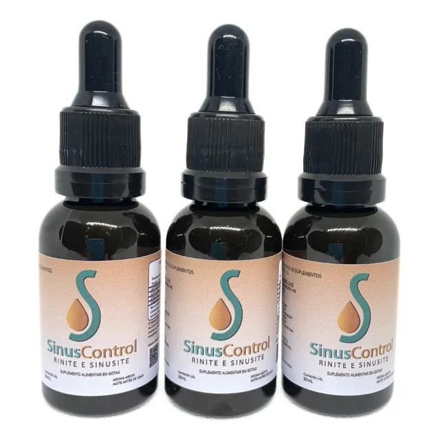 3 Sinus Control 30ml Original Envio Imediato Loja Oficial