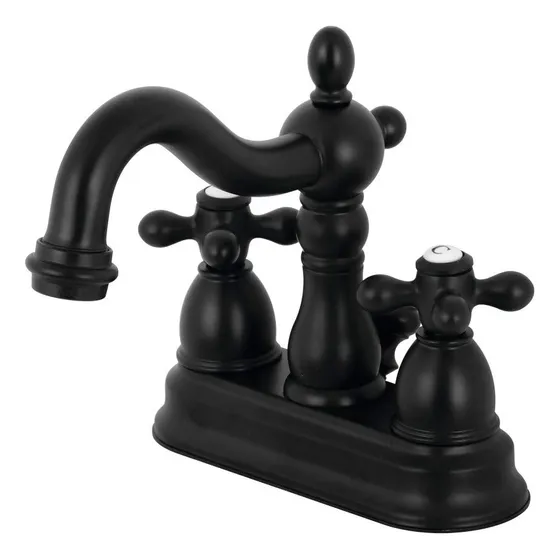Grifo Central Para Lavabo 4.0 in Color Negro Mate