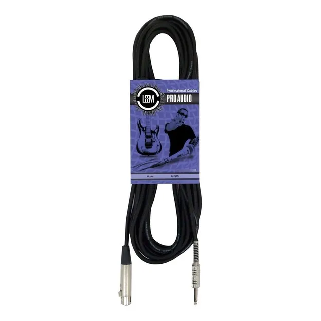Cable Canon Plug Leem Cmh-30 9 Mts Open Music Fm