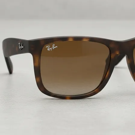 Óculos De Sol Justin Unissex Rb4165 Tartaruga Uv400 Justin Marrom/tartaruga Marrom Tartaruga