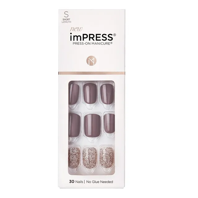 Uñas Kiss Impress Originales Instantáneas Autodhesivas  