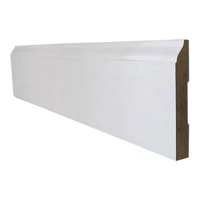 Zocalo Madera Mdf Blanco Piso Flotante-cerámica Oferta!!!