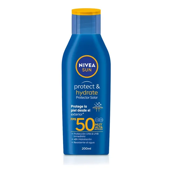 Protector Solar Nivea Sun Loción Hidratante Fps 50 200ml