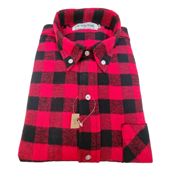 Camisa Leñadora Frizada Premium Hombre De Abrigo Manga Larga