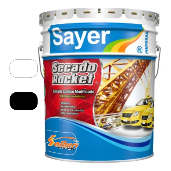 Esmaalte Mate Secado Rocket Seca 15 Minutos Sayer 19 Litros