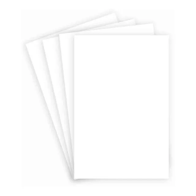Cartulina Bristol 1/8 X10 Blanca Color Blanco