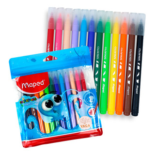 Set 12 Plumines Maped Color Peps Ocean Colores Escolar Set 12 Plumines Maped Color Peps Ocean Colores Escolar